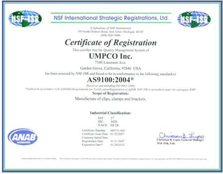 AS 2007 Certificate